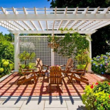 Pergola: 130 fotky profesionálních moderních řešení pro použití a dekorace